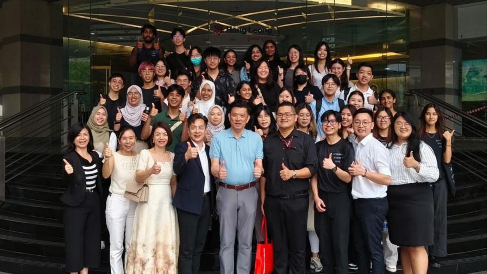 Taylor's University internship cohort with CEO Advisory and Hong Leong Assurance